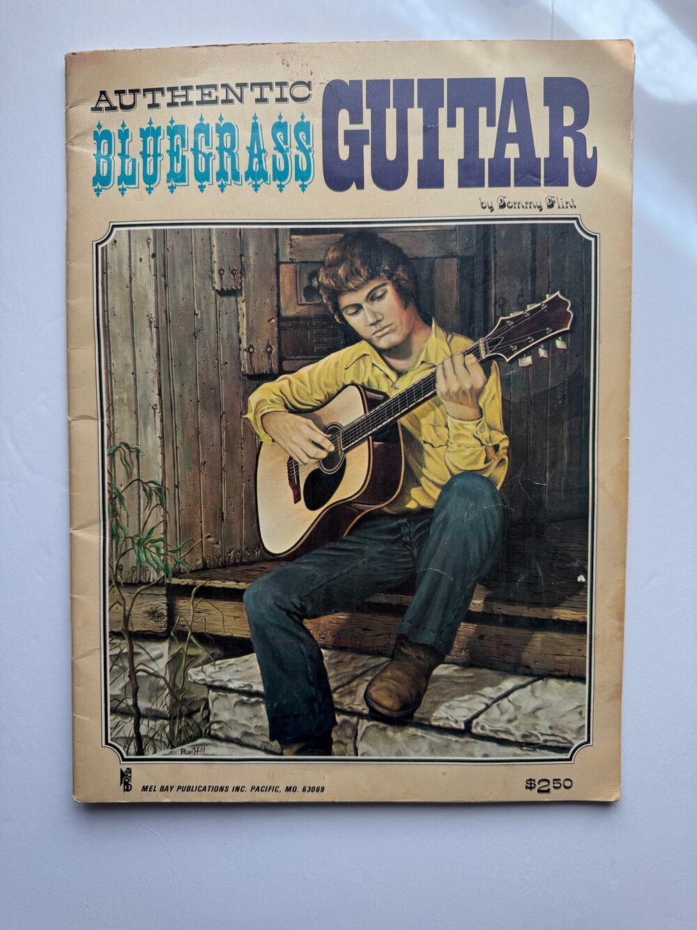 VTG Authentic Bluegrass Guitar by Tommy Flint Music Instruction Book 1972